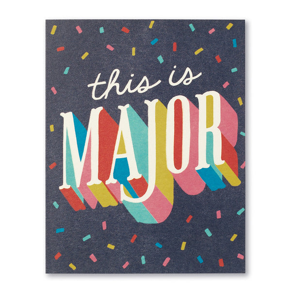 This Is Major - Congratulations Card