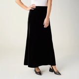 COCO+CARMEN CARMEN LONG VELOUR SKIRT