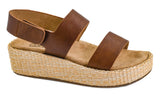 Corkys Heatwave Wedge Sandal in Mahogany
