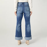 Coco+Carmen BAMBU SOFT FLARE ANKLE WITH SNAP ROLL CUFF