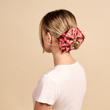 The Darling Effect Ruffle Up Scrunchie-Strawberry Fields