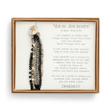 Your Journey Black Adjustable Beaded Prayer Bracelet