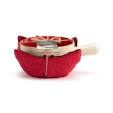 Warm Heart Ivory Stoneware Warms the Soul Soup Crock & Bowl Cozy