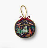 Nativity Embroidered Ornament