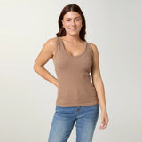 Coco+Carmen ULTRA-LUSH REVERSIBLE SEAMLESS RIBBED TANK