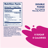 Skinny Mixes Sauce Toppings Sugar Free Double Fudge Sauce