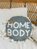 'Homebody' Tufted Round Pillow by Mud Pie