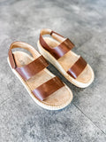 Corkys Heatwave Wedge Sandal in Mahogany