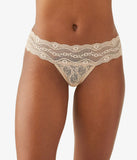 b.tempt’d BY WACOAL Lace Kiss Thong in au natural