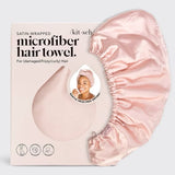 Kitsch Blush Satin Wrapped Hair Towel