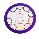 BAND TOGETHER WITH NORA FLEMING SILICONE COLOR BANDS - PURPLE