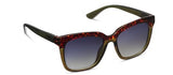Peepers Frenchy Polarized Sunglasses - Green/Leopard Tortoise