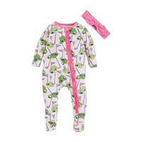 Girl Golf Sleeper and Headband