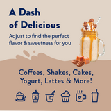 Skinny Mixes Coffee Syrup - Sugar Free Caramel Pecan Syrup – Nut Flavor