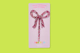 For Fun - Pink Bow Confetti Cake Topper