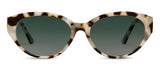 Peepers Villa Polarized Sunglasses- Chai Tortoise