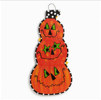 Reversible Pumpkins Door Hanger