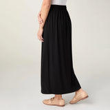 Coco+Carmen SOFT LANDING TIE FRONT SKIRT WITH POCKETS in Black