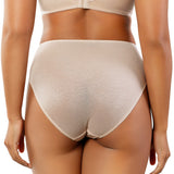PARFAIT PEARL FULL COVERAGE HIGH WAISTED FRENCH CUT - CAMEO ROSE