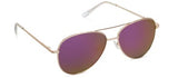Peepers Ultraviolet Sunglasses- Pink/Gold