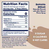 Skinny Mixes Coffee Syrup - Sugar Free Banana Bread Syrup