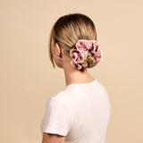 The Darling Effect Ruffle Up Scrunchie-Rose