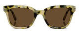 Peepers Sandy Polarized Sunglasses - Yellow Chai