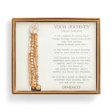 Your Journey Champagne Adjustable Beaded Prayer Bracelet