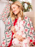 Holiday Trellis Blanket