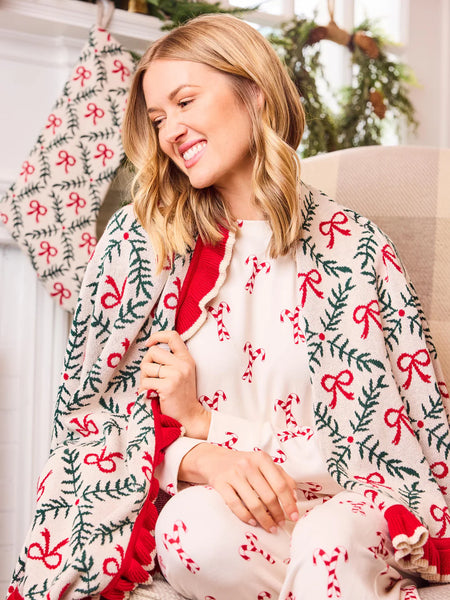 Holiday Trellis Blanket