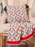 Holiday Trellis Blanket