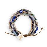 Your Journey Indigo Adjustable Beaded Prayer Bracelet