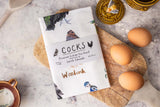Cocks Cotton Tea Towel