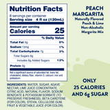 Skinny Mixes Bar Collection Natural Peach Margarita