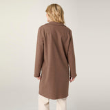 Coco+Carmen ANICE LIGHTWEIGHT BRUSHED CARDIGAN WITH RIVET DETAIL - Mocha