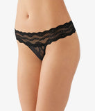 b.tempt’d BY WACOAL Lace Kiss Thong in night