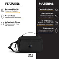 Sherpani Hyk | Hip Pack Raven
