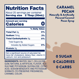 Skinny Mixes Coffee Syrup - Sugar Free Caramel Pecan Syrup – Nut Flavor