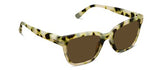 Peepers Sandy Polarized Sunglasses - Yellow Chai