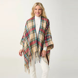 Coco+Carmen BRETON PLAID WRAP
