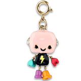 Charm It! Gold Rebel Girls Robot Charm