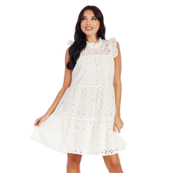 LULA EYELET DRESS