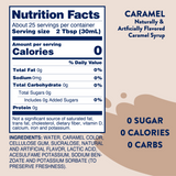 Skinny Mixes Coffee Syrup - Sugar Free Caramel Syrup