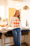 Grace + Emma PUMPKINS ON LONG SLEEVE TOP