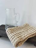 Oversized Stonewashed Waffle Weave Cotton Tea Towel