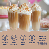 Skinny Mixes Coffee Syrup - Sugar Free Caramel Pecan Syrup – Nut Flavor