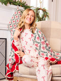 Holiday Trellis Blanket