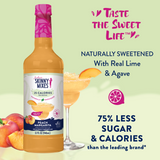 Skinny Mixes Bar Collection Natural Peach Margarita