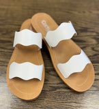 Corkys Wishy Washy Sandal in White