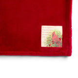 Loving Memories Red Cardinal Blanket
